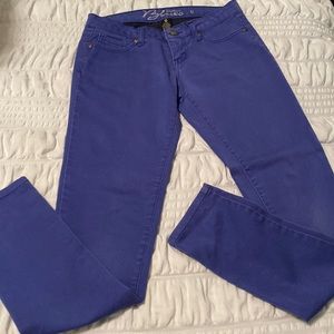 Size 0 Celebrity Blues Purple Jeans